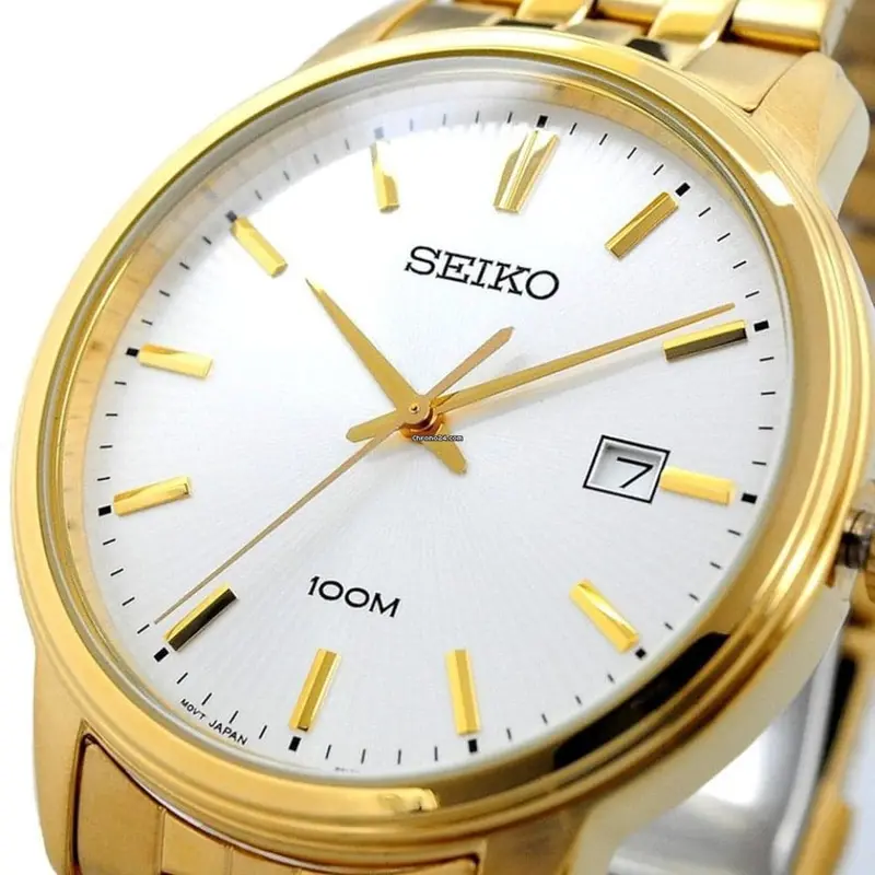 Seiko General Neo Classic Sur264p1p Gold Stainless Steel Men's Watch 2