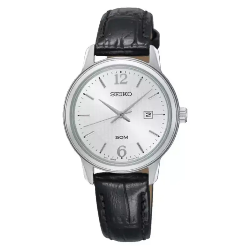 Seiko General Neo Sur659p1 Black Leather Women's Watch 1