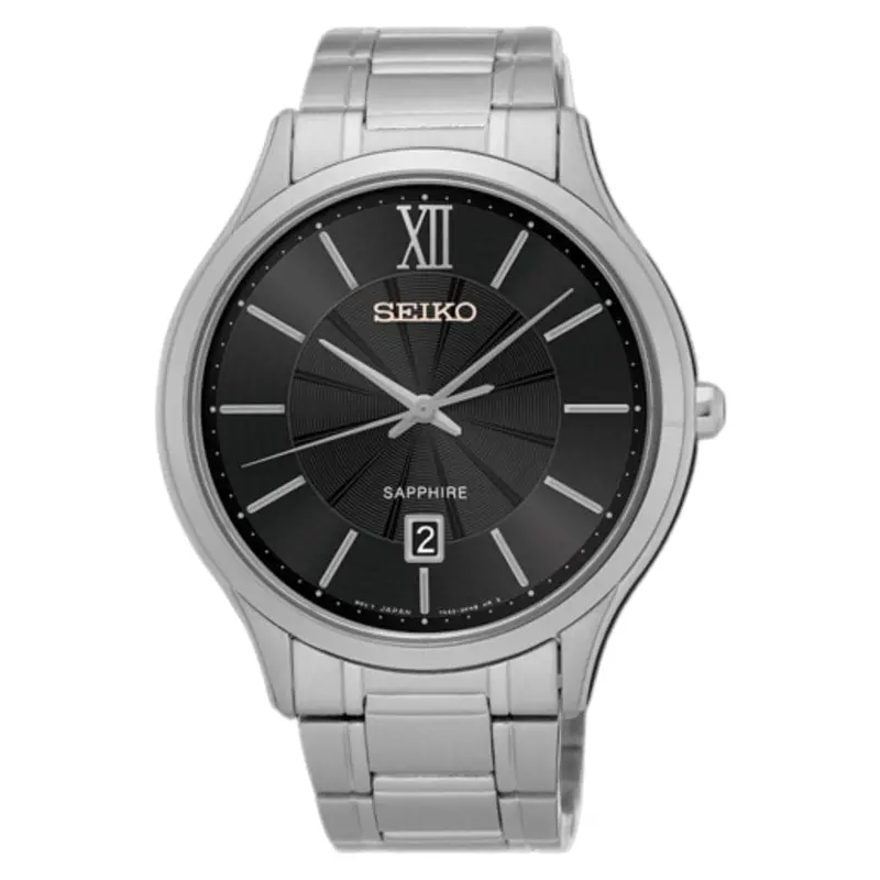 Seiko General Sgeh53p1 Analog Stainless Steel Men's Silver Watch 1