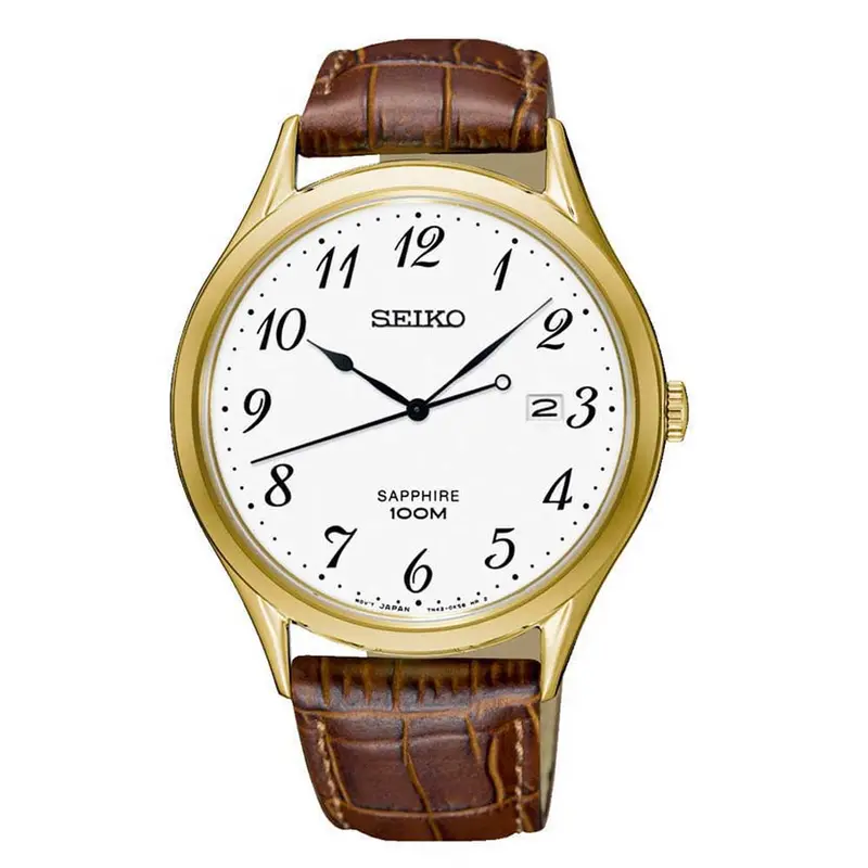 Seiko General Sgeh78p1 Brown Leather Men's Watch 1
