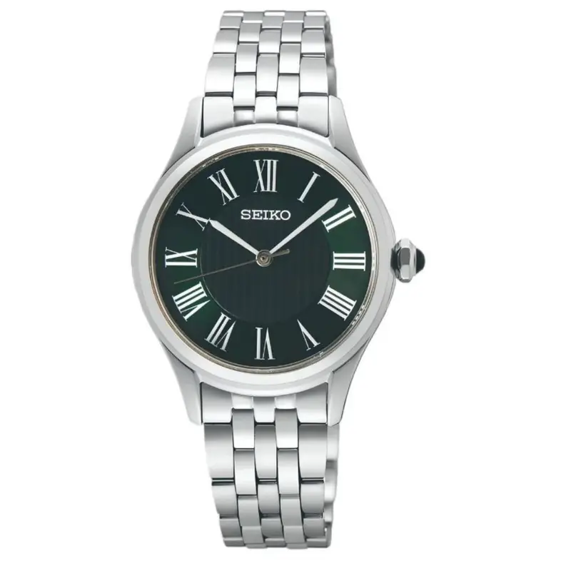 Seiko General Silver Stainless Steel Strap Women Watch Sur611p1 1