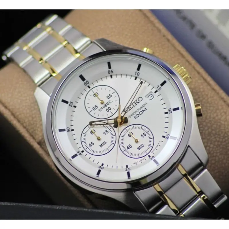 Seiko General Sks541p1 Sports Chronograph Stainless Steel Men's Watch 2