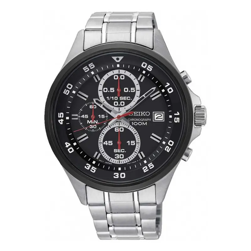 Seiko General Sks633p1 Chronograph Stainless Steel Men's Silver Watch 1