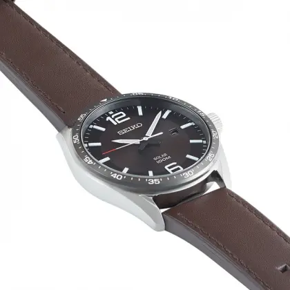 Seiko General Sne487p1 Brown Leather Men's Watch 2