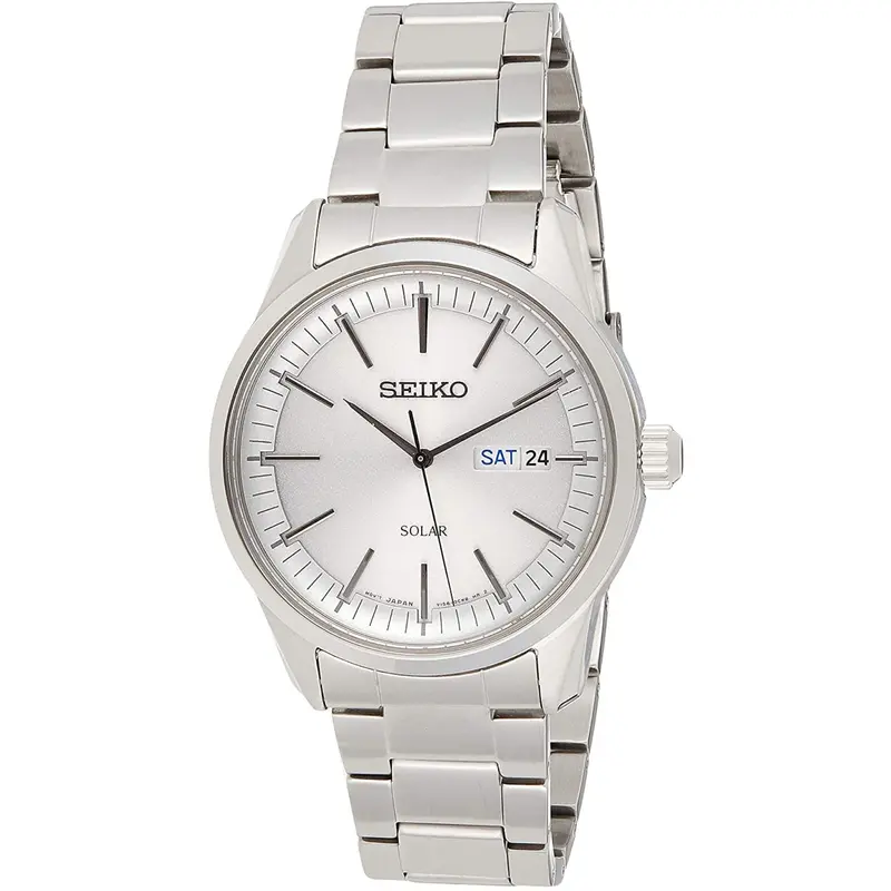 Seiko General Sne523p1p Solar Stainless Steel Men's Watch 1