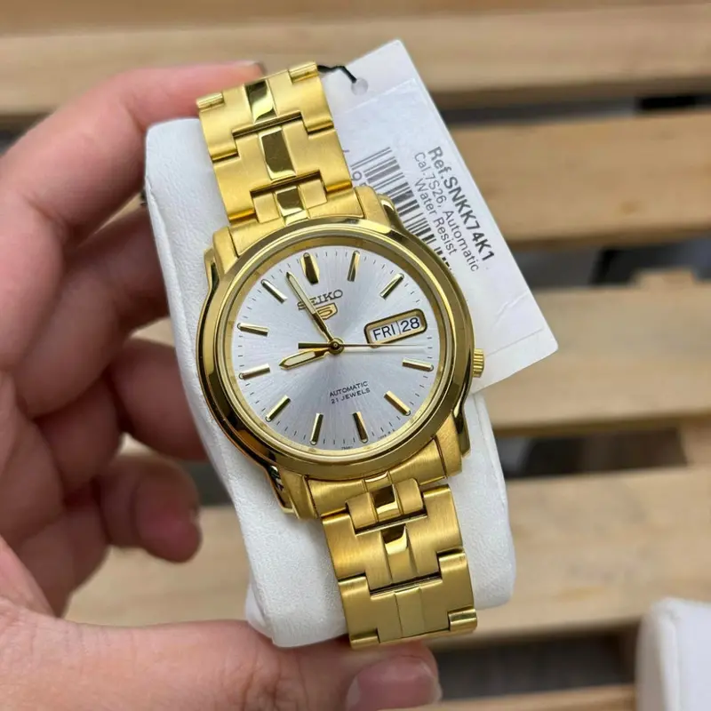 Seiko General Snkk74k1 Gold Stainless Steel Men's Watch 1