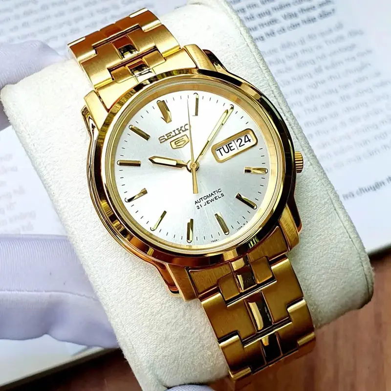 Seiko General Snkk74k1 Gold Stainless Steel Men's Watch 2