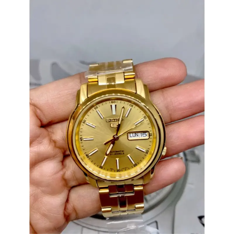 Seiko General Snkl86k1p Gold Stainless Steel Men's Watch 2