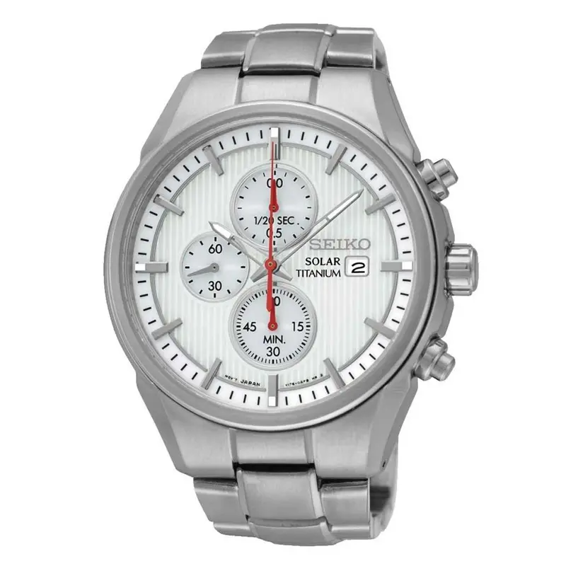 Seiko General Sports Ssc363p1 Chronograph Stainless Steel Men's Silver Watch 1