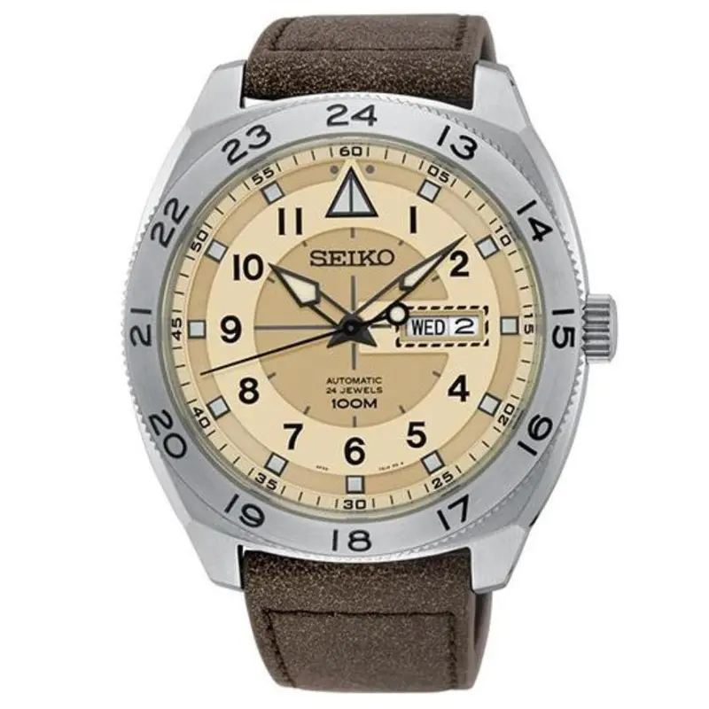 Seiko General Srpc71k1 Brown Leather Men's Watch 1