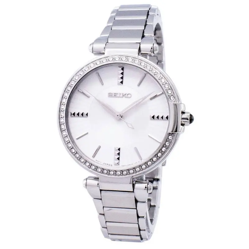 Seiko General Srz515p1 Diamond Accents Stainless Steel Women's Watch 1
