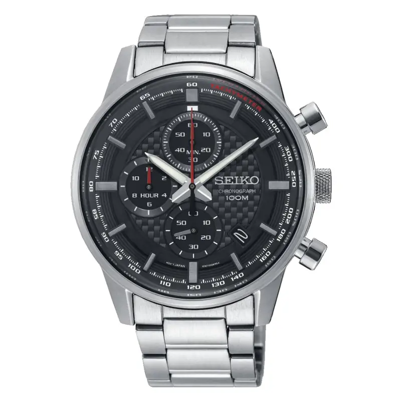 Seiko General Ssb313p1 Chronograph Stainless Steel Men's Silver Watch 1