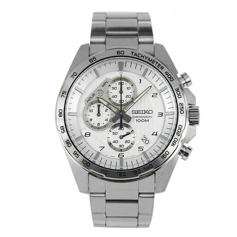 Seiko General Ssb317p1 Chronograph Stainless Steel Men's Silver Watch 1