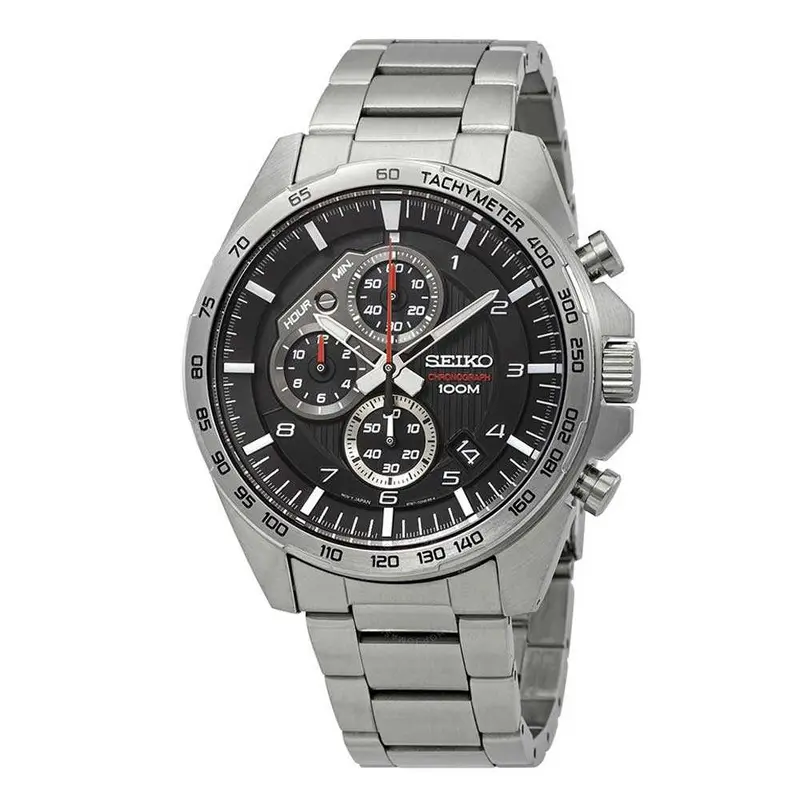 Seiko General Ssb319p1 Chronograph Stainless Steel Men's Silver Watch 1