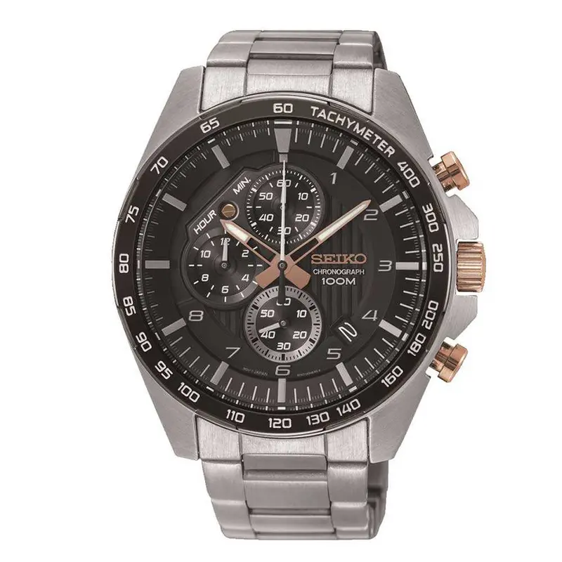 Seiko General Ssb323p1 Chronograph Stainless Steel Men's Silver Watch 1