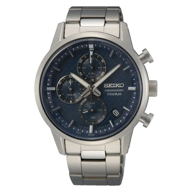 Seiko General Ssb387p1 Blue Dial Stainless Steel Men's Watch 1