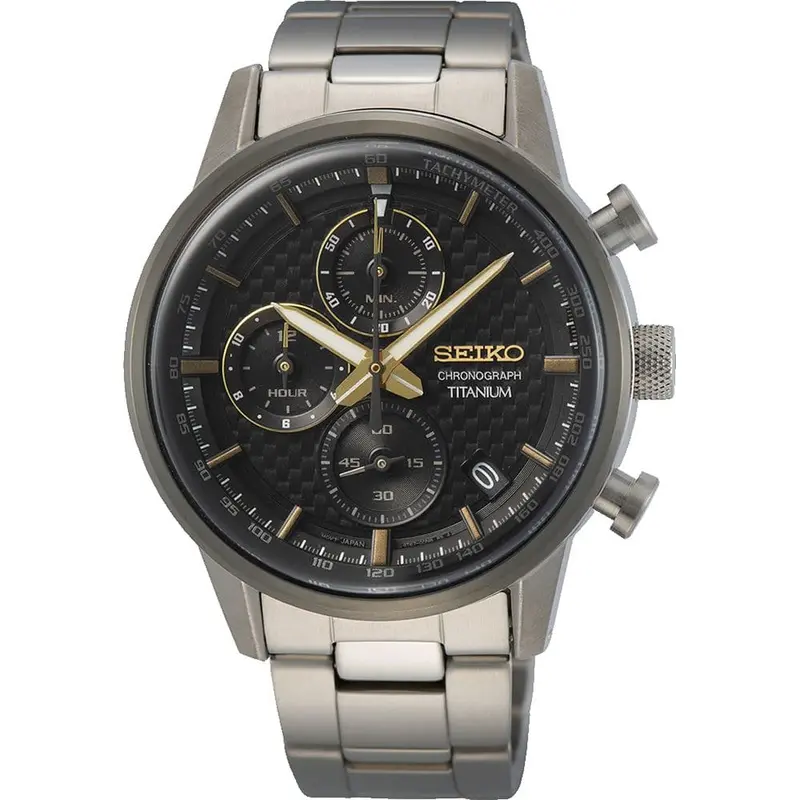 Seiko General Ssb391p1 Black Dial Stainless Steel Men's Watch 1