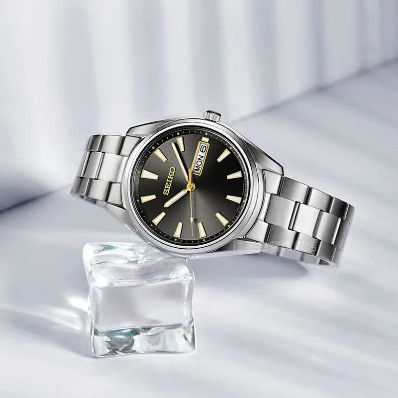 Seiko General Sur343p1 Grey Dial Stainless Steel Men's Watch 2