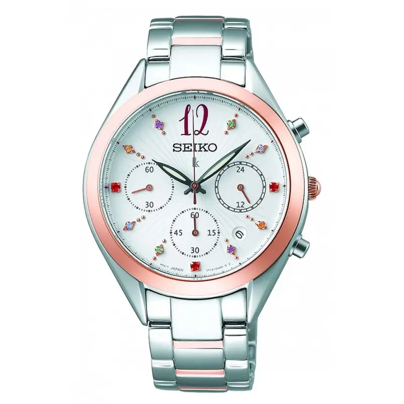 Seiko Lukia Srwz19p1 Chronograph Stainless Steel Women's Watch 1