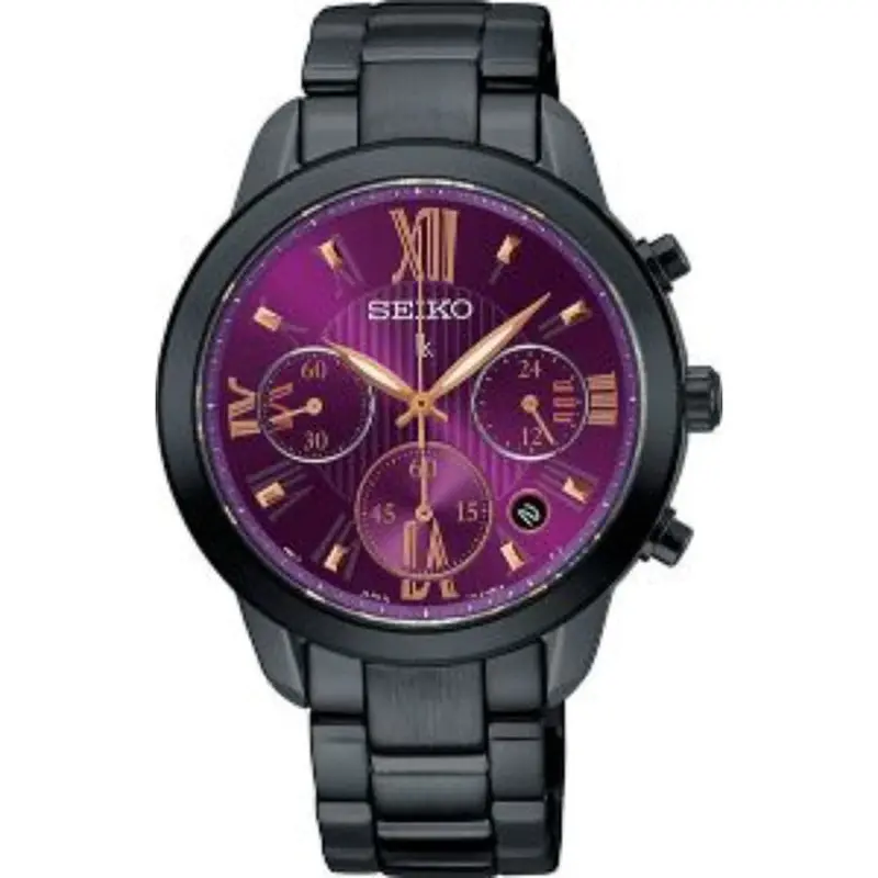 Seiko Lukia Srwz86p1 Stainless Steel Chronograph Women's Watch 1