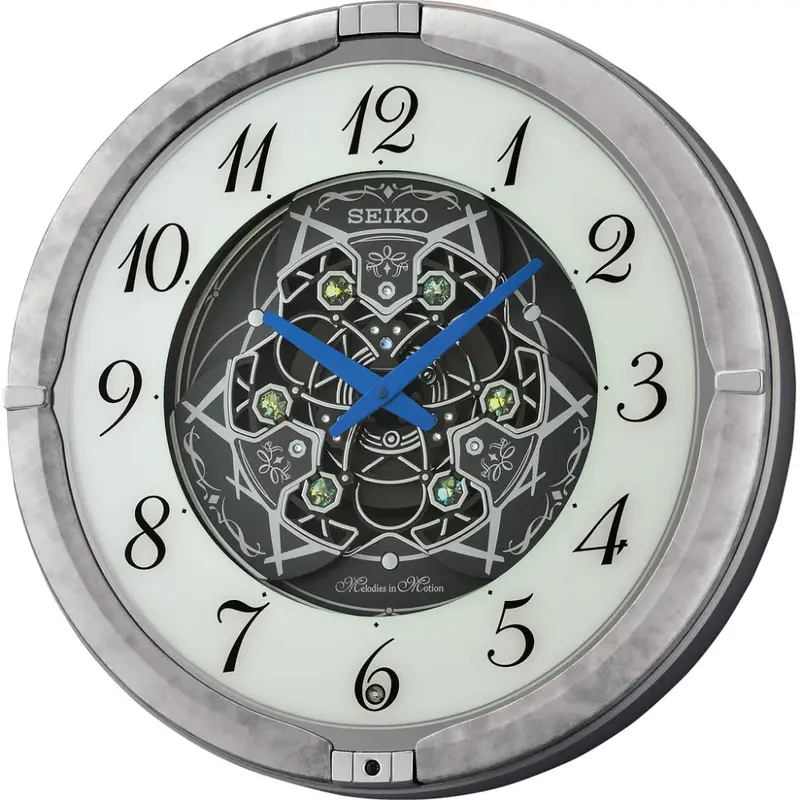 Seiko Melodies In Motion Round Wall Clock Qxm397s 1