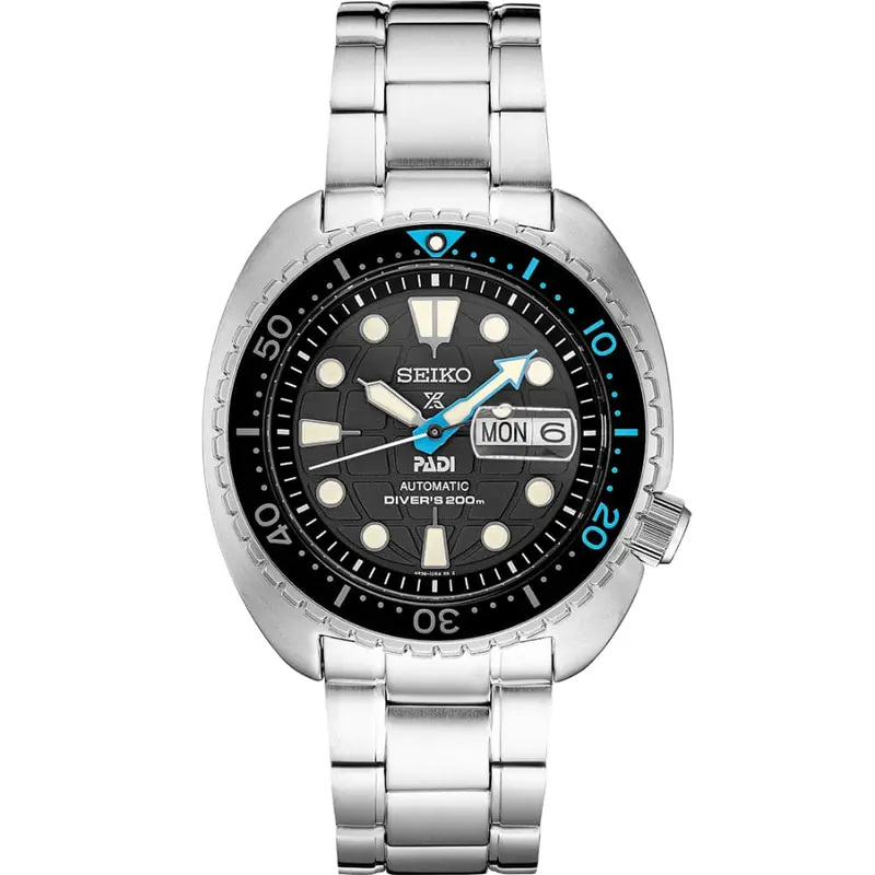 Seiko Padi Srpg19j1p Black Dial Stainless Steel Men Watch 1