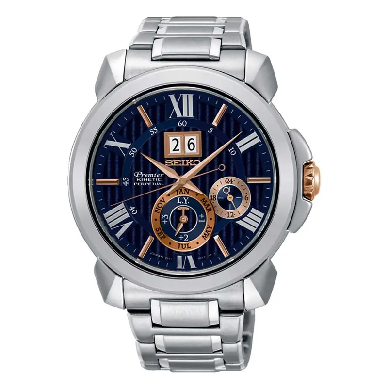 Seiko Premier Snp153p1 Chronograph Stainless Steel Men's Silver Watch 1