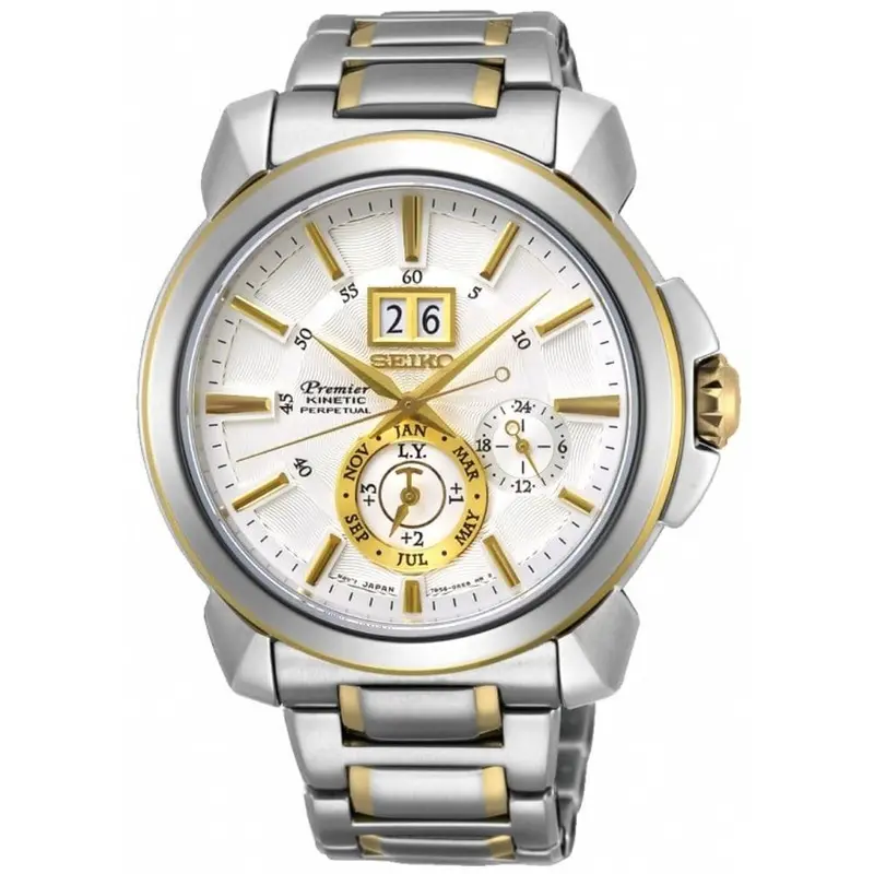 Seiko Premier Snp166p1 Kinetic Perpetual Men's Watch 1
