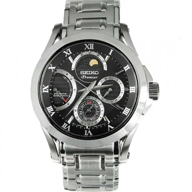 Seiko Premier Srx001p1 Kinetic Direct Drive Men's Watch 1