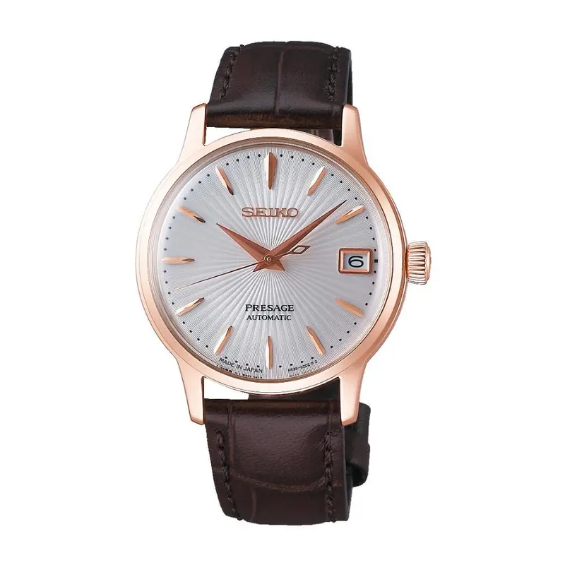 Seiko Presage Automatic Leather Strap Women's Watch Srp852j1p 1