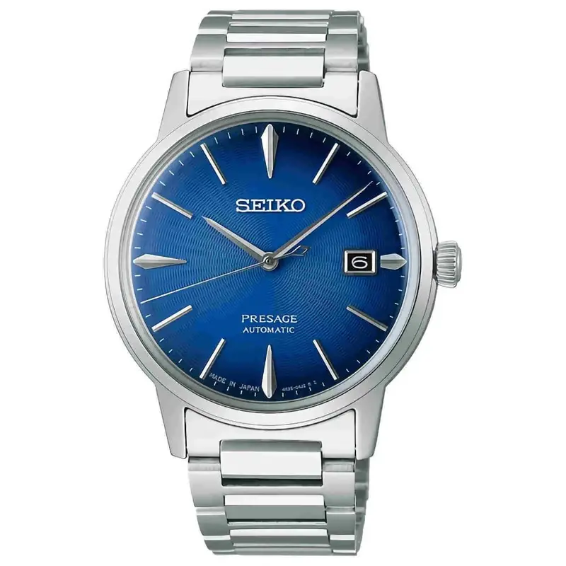 Seiko Presage Automatic Srpj13j1 Cocktail Time Blue Dial Men's Watch 1