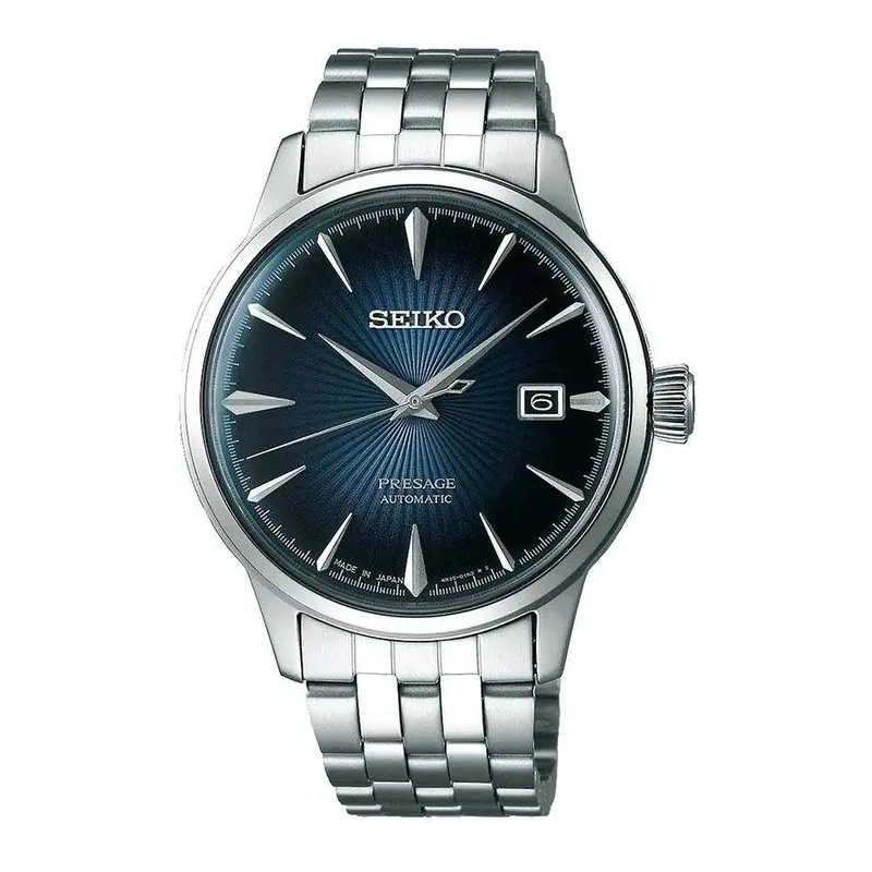 Seiko Presage Automatic Stainless Steel Men's Silver Watch Srpb41j1 2