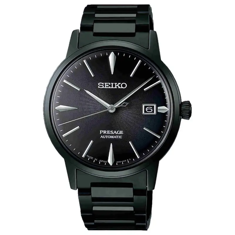 Seiko Presage Cocktail Time Automatic Black Dial Men's Watch Srpj15j1p 1