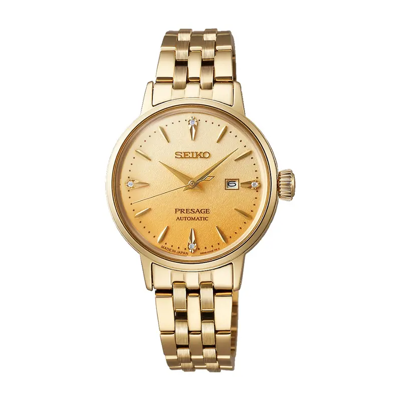 Seiko Presage Cocktail Time Stainless Steel Strap Women Watch Sre018j1 1