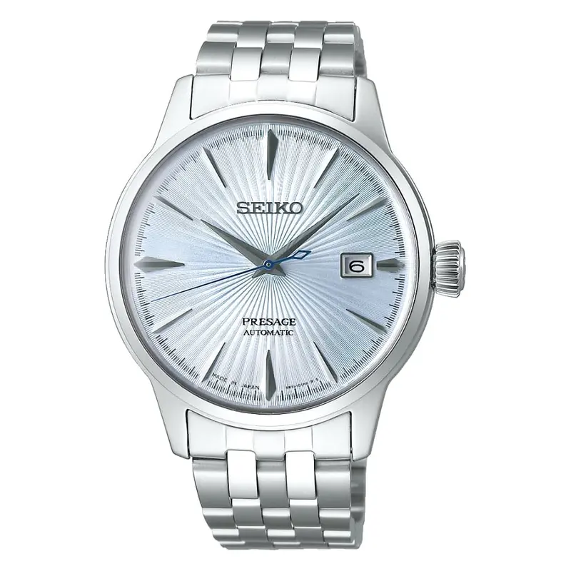 Seiko Presage Silver Stainless Steel Strap Men Watch Srpe19j1p 1