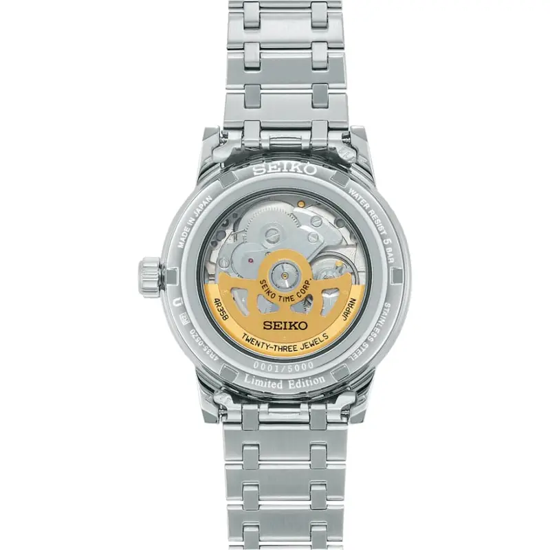 Seiko Presage Silver Stainless Steel Strap Men Watch Srpk61j1p 2