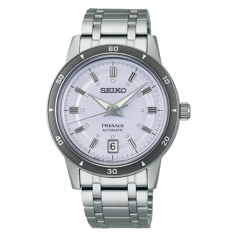 Seiko Presage Silver Stainless Steel Strap Men Watch Srpl73j1 1