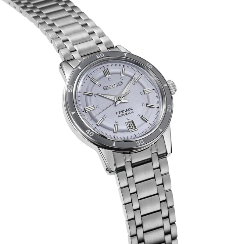 Seiko Presage Silver Stainless Steel Strap Men Watch Srpl73j1 2