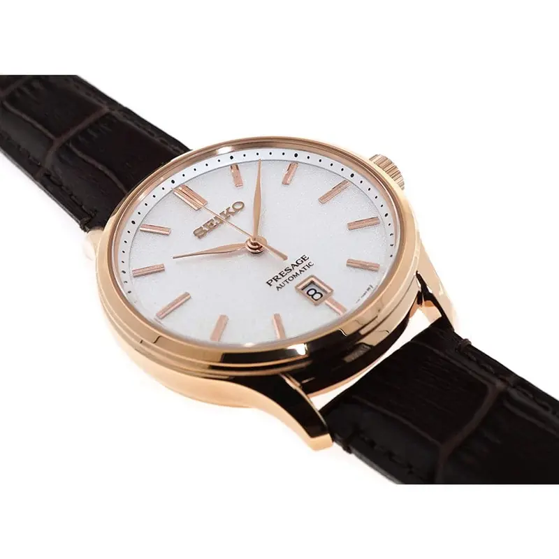 Seiko Presage Srpd42j1p Brown Leather Men's Watch 2