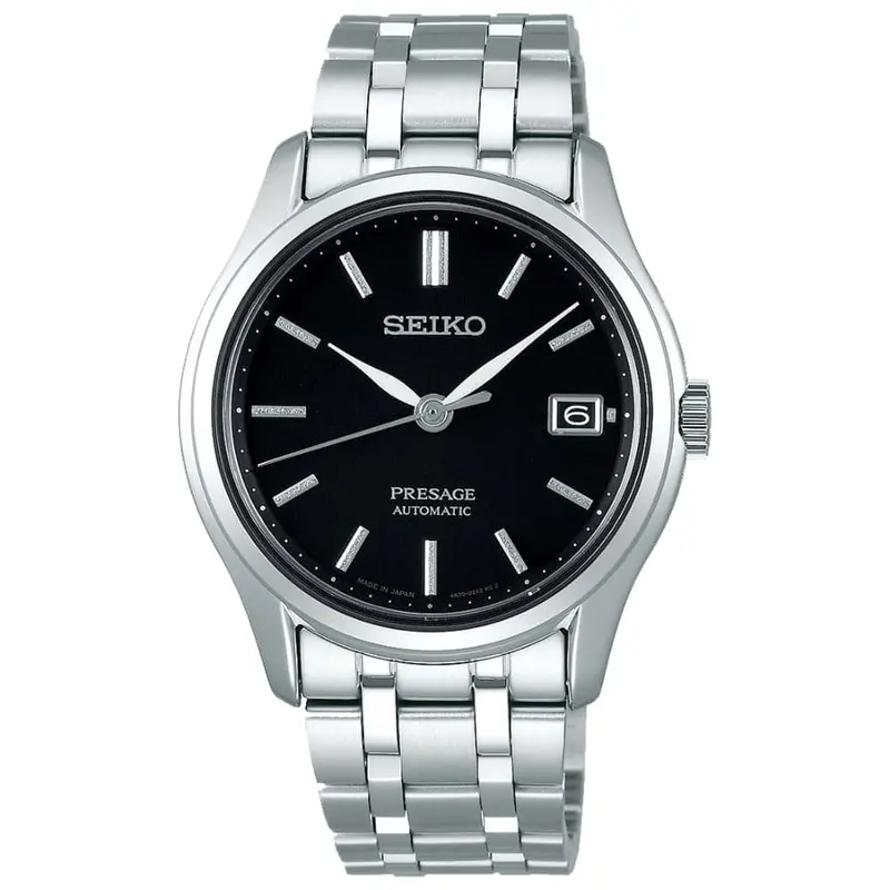 Seiko Presage Srpd99j1 Black Dial Stainless Steel Men's Watch 1