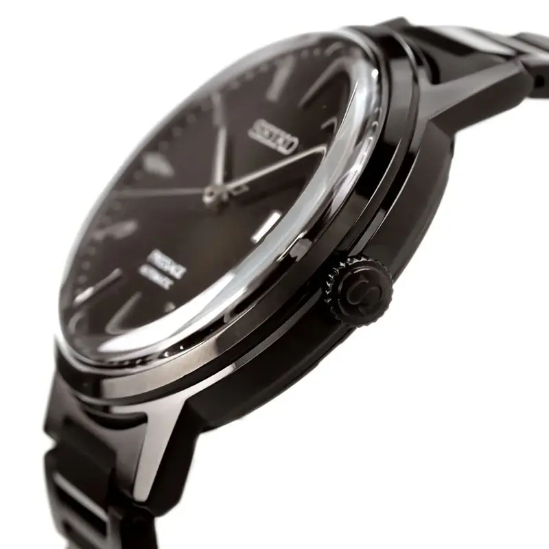 Seiko Presage Srpj15j1 Cocktail Time Automatic Black Dial Men's Watch 2