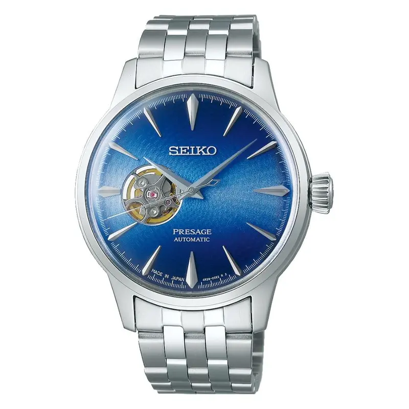 Seiko Presage Ssa439j1 Blue Dial Stainless Steel Women's Watch 1
