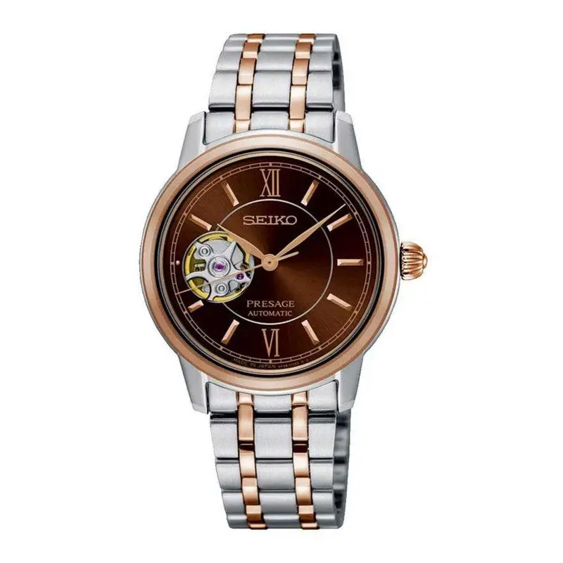 Seiko Presage Ssa808j1 Automatic Stainless Steel Women's Two Tone Watch 1