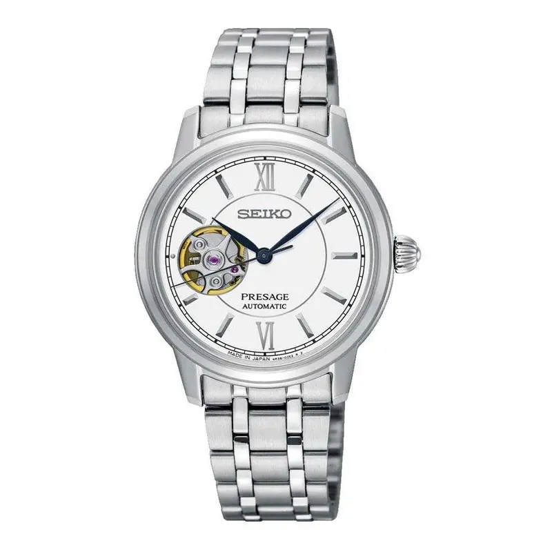 Seiko Presage Ssa809j1 Automatic Stainless Steel Women's Silver Watch 1