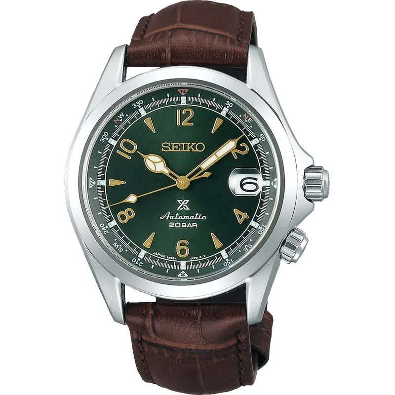 Seiko Prospex Alpinist Brown Leather Strap Men Watch Spb121j1p 1