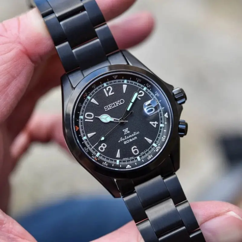 Seiko Prospex Black Stainless Steel Strap Men Watch Spb337j1 2