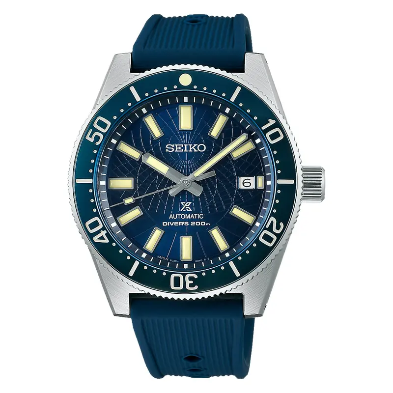 Seiko Prospex Blue Silicone Strap Men Watch Sla065j1p 1
