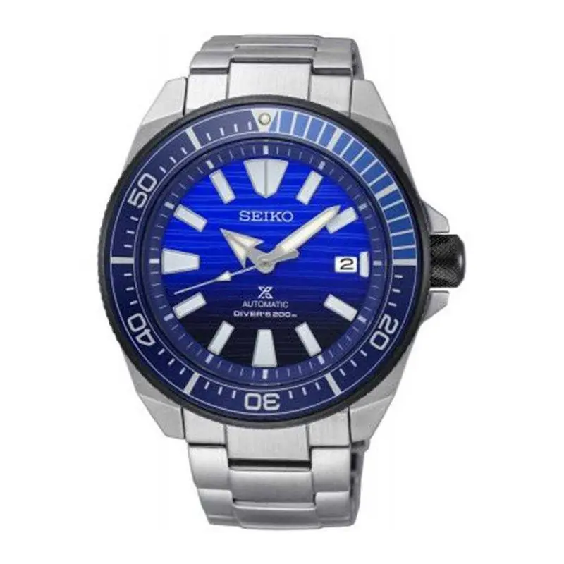 Seiko Prospex Diver Automatic "Save The Ocean" Samurai Srpc93k1 Stainless Steel Men's Silver Watch 1