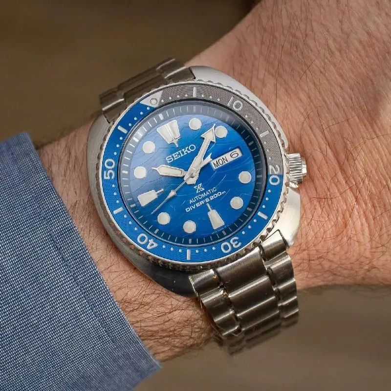 Seiko Prospex Diver Blue Dial Steel Men's Watch Srpd21k1 1