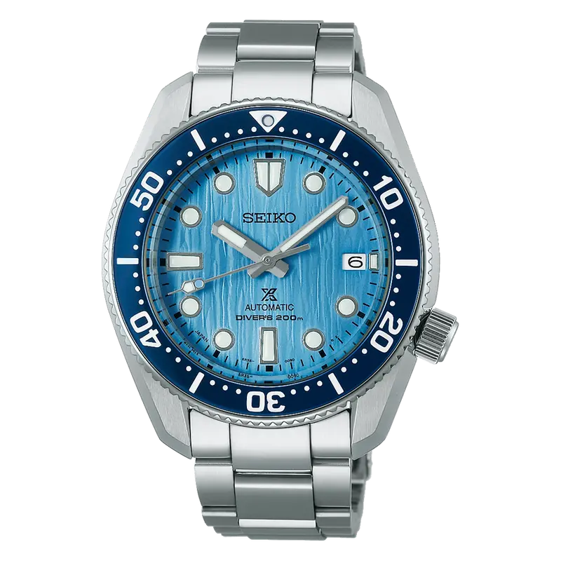 Seiko Prospex Light Blue Dial Silver Stainless Steel Strap Men Watch Spb299j1p 1